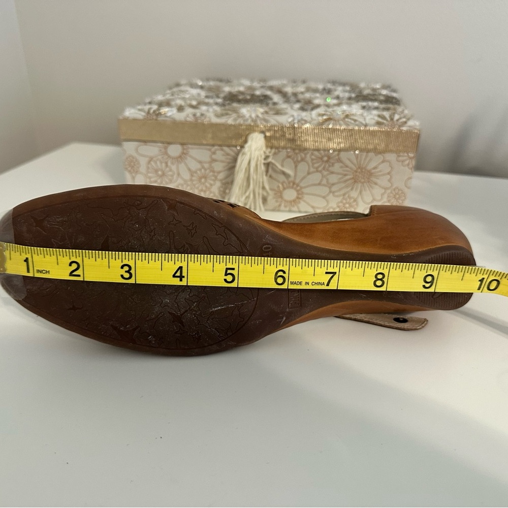 PIKOLINOS Brandy Leather Perforated Mary Jane Flats Size 40UE (US Women 9-9.5) - Picture 9 of 13
